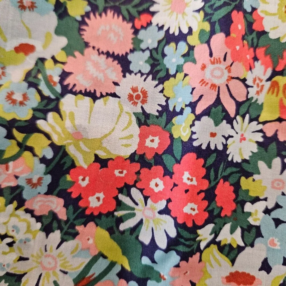 J. Crew Liberty Thorpe Floral High Rise Tie Waist Shorts Size 8 - Picture 10 of 16